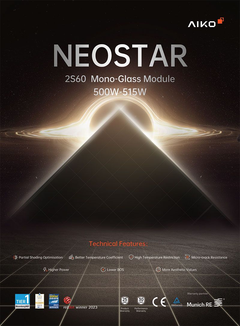 Cover of the AIKO Neostar 500W brochure